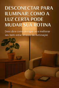 Desconectar para Iluminar: Como a luz certa pode mudar sua rotina